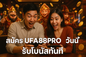 สมัคร UFA88PRO วันนี้ รับโบนัสทันที