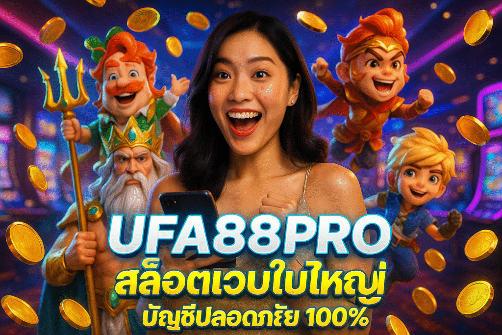 UFA88PRO สล็อตเว็บใหญ่ บัญชีปลอดภัย 100%