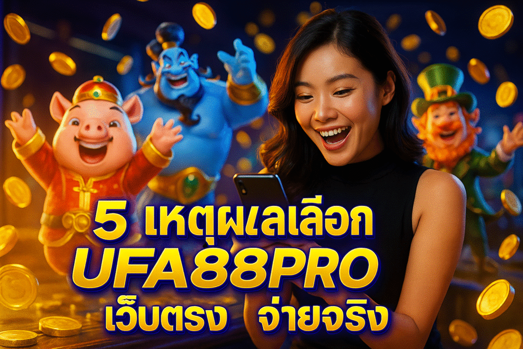 5 เหตุผลเลือก UFA88PRO เว็บตรง จ่ายจริง