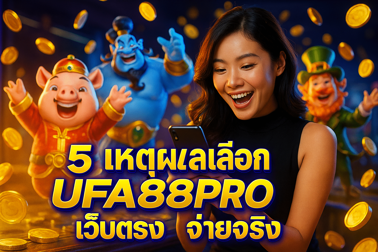 5 เหตุผลเลือก UFA88PRO เว็บตรง จ่ายจริง