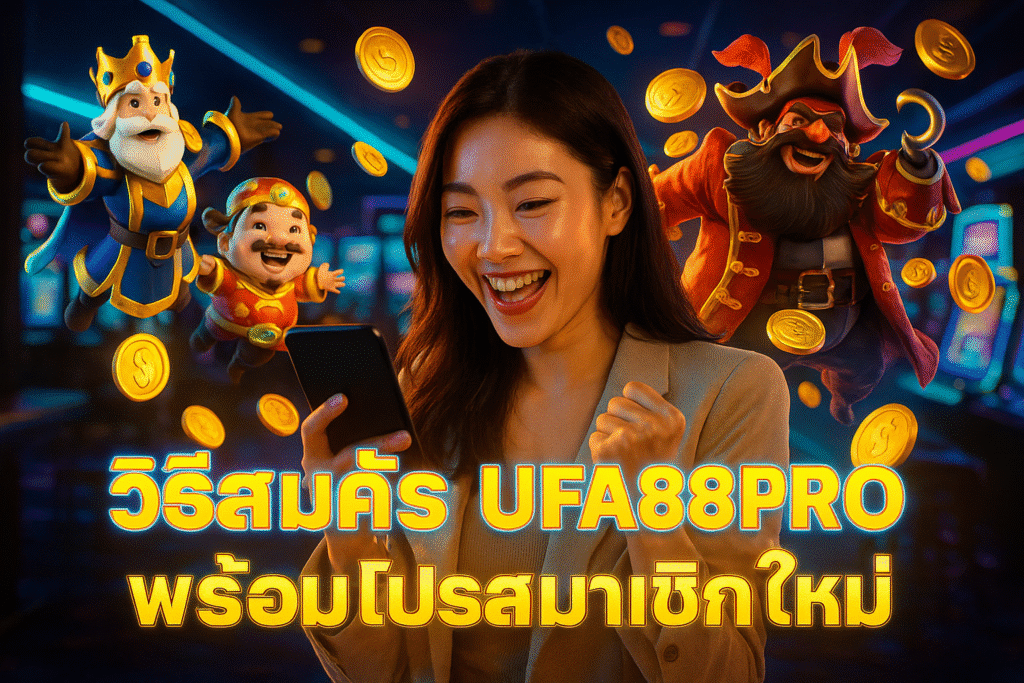 วิธีสมัคร UFA88PRO พร้อมโปรสมาชิกใหม่